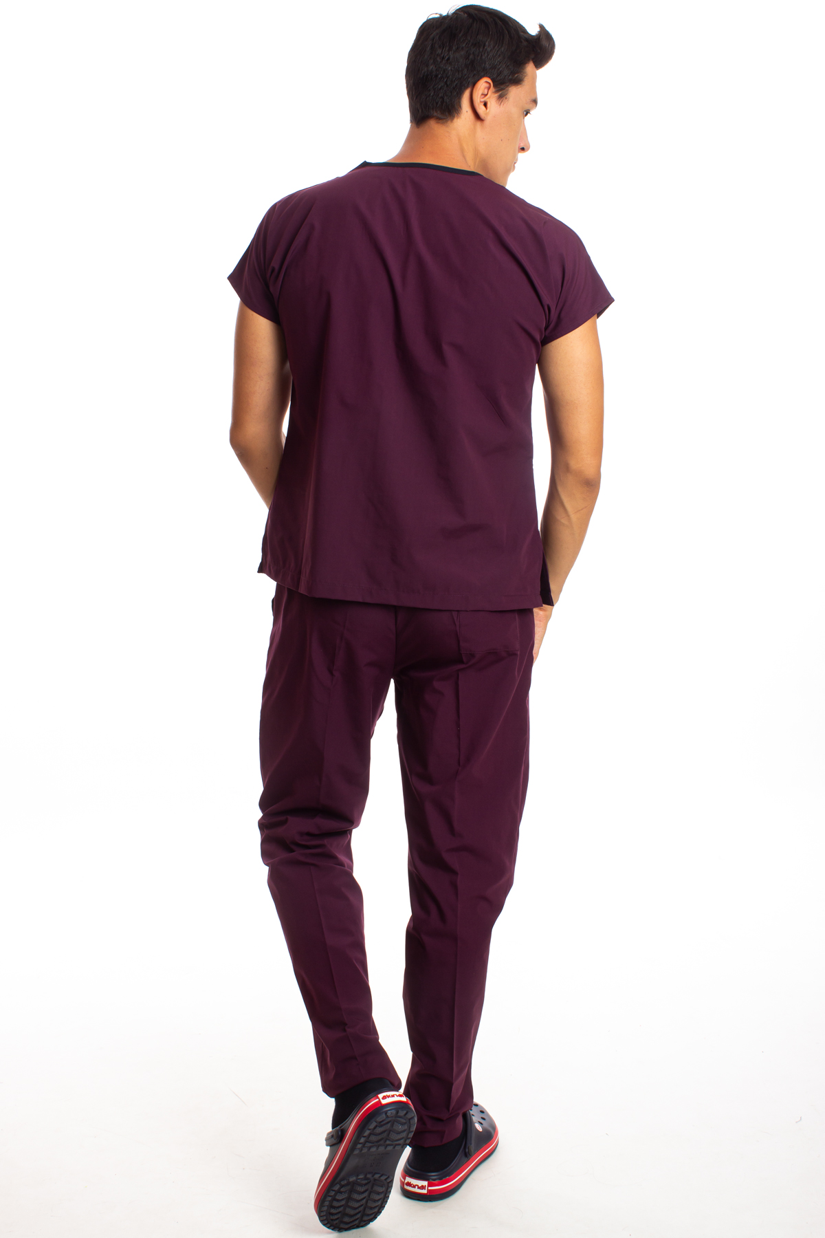 Mürdüm Erkek Cerrahi Doktor Hemşire Scrubs Forma Takım