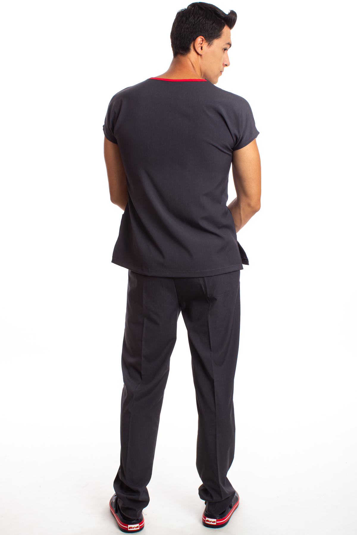 Premium Likralı Kumaş Erkek Cerrahi Doktor Hemşire Füme Forma Takım