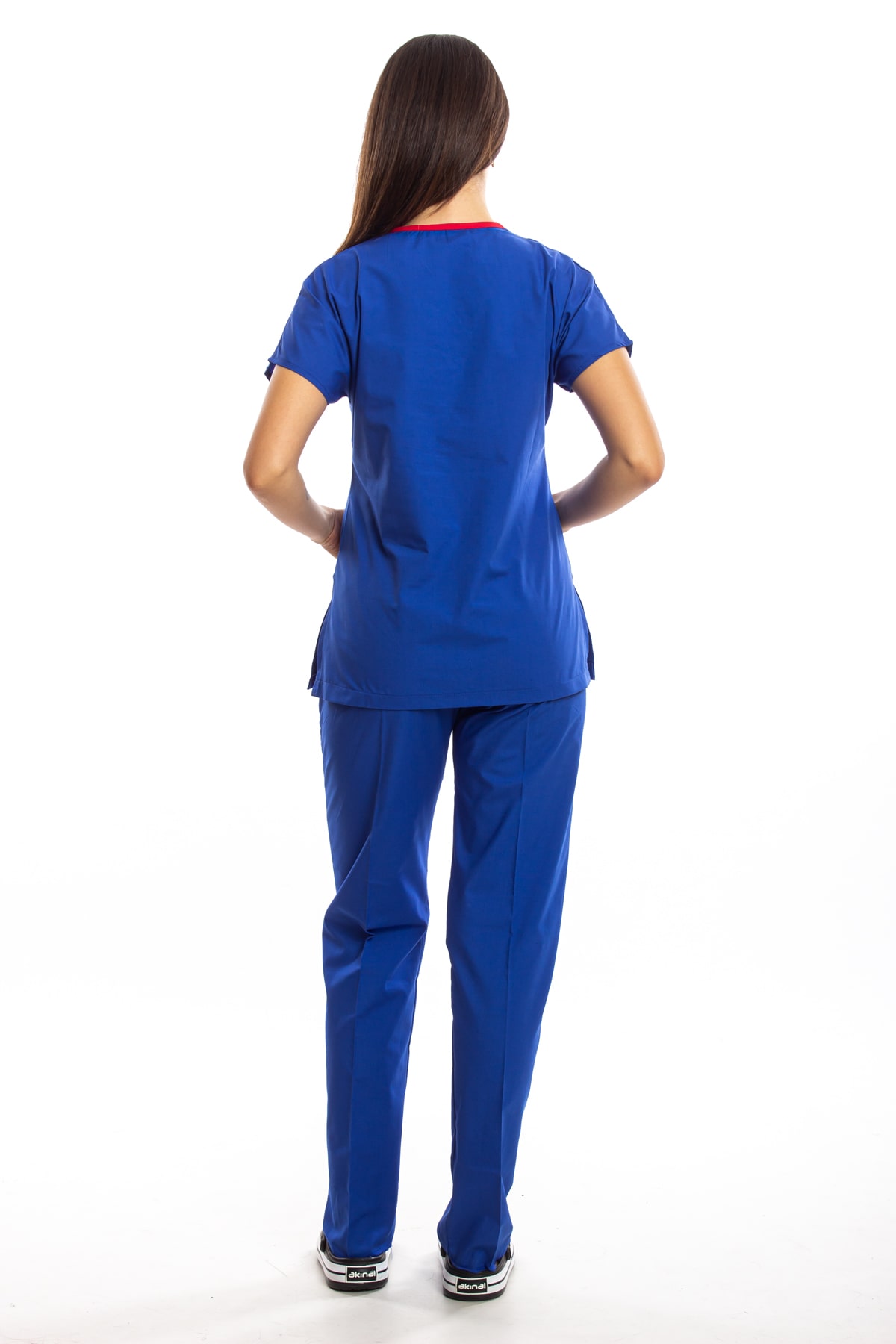 Saks Mavisi Cerrahi Doktor Hemşire Scrubs Takım